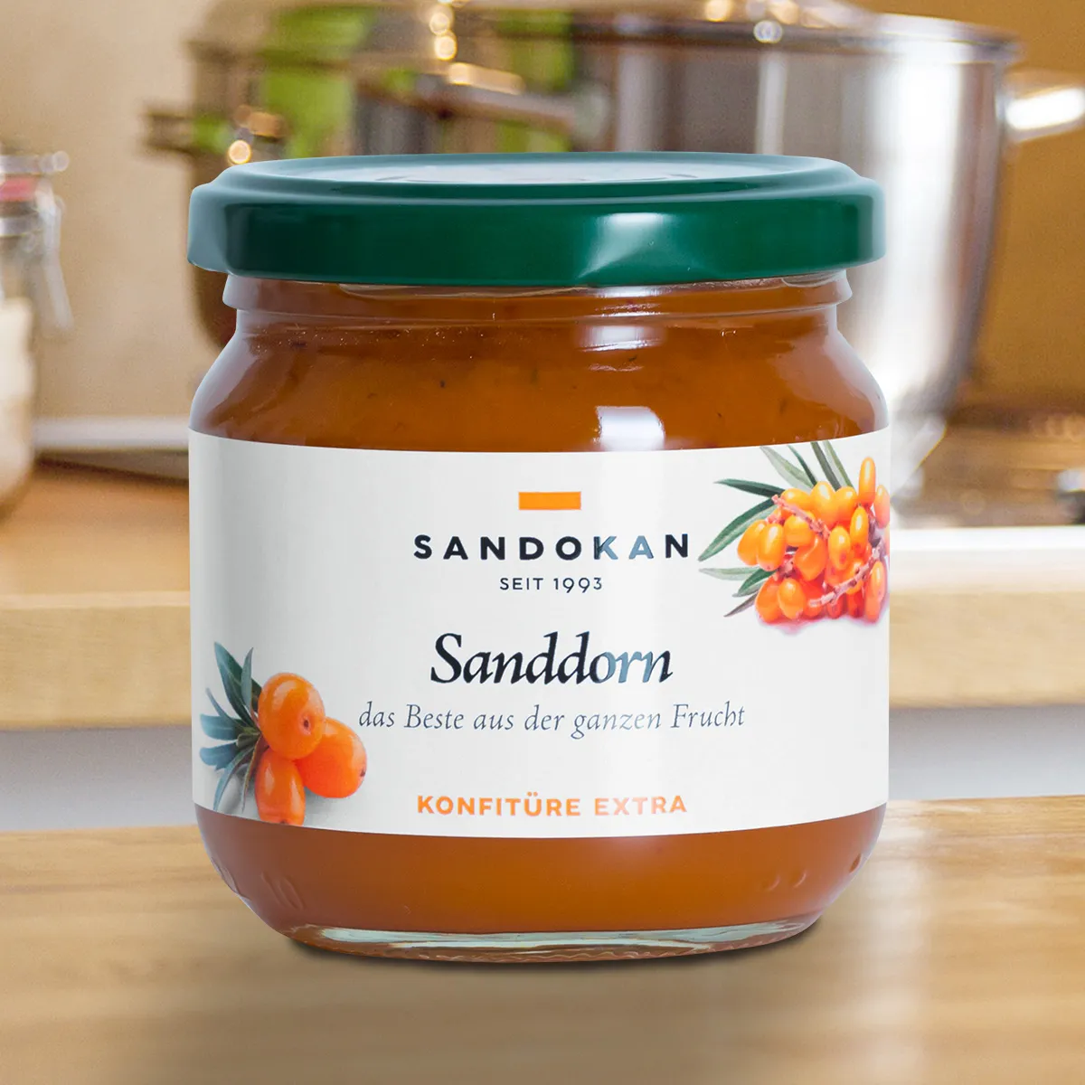 SANDOKAN Sanddorn-Konfitüre extra, 225 g
